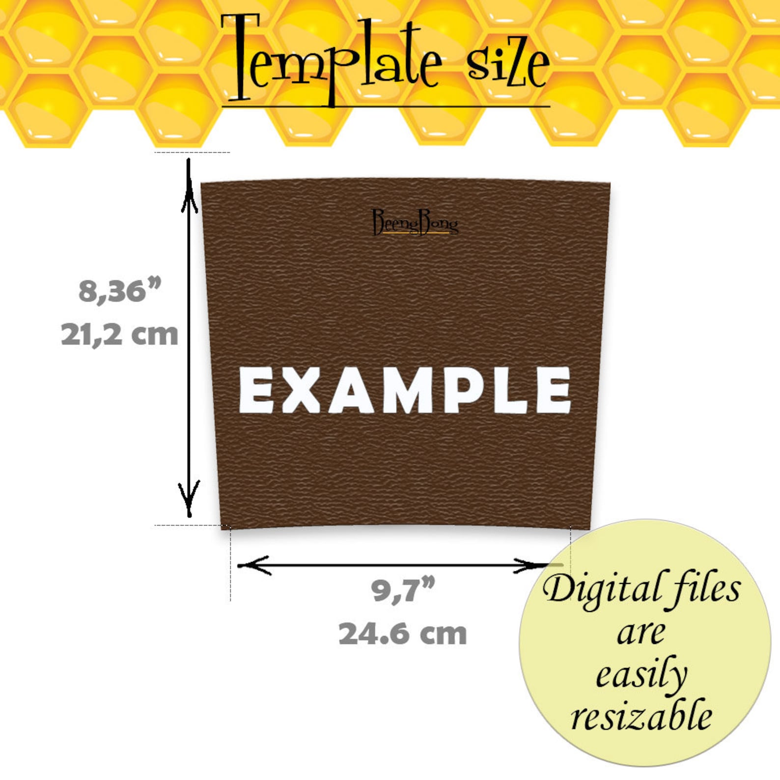 20 Oz Tapered Tumbler Template