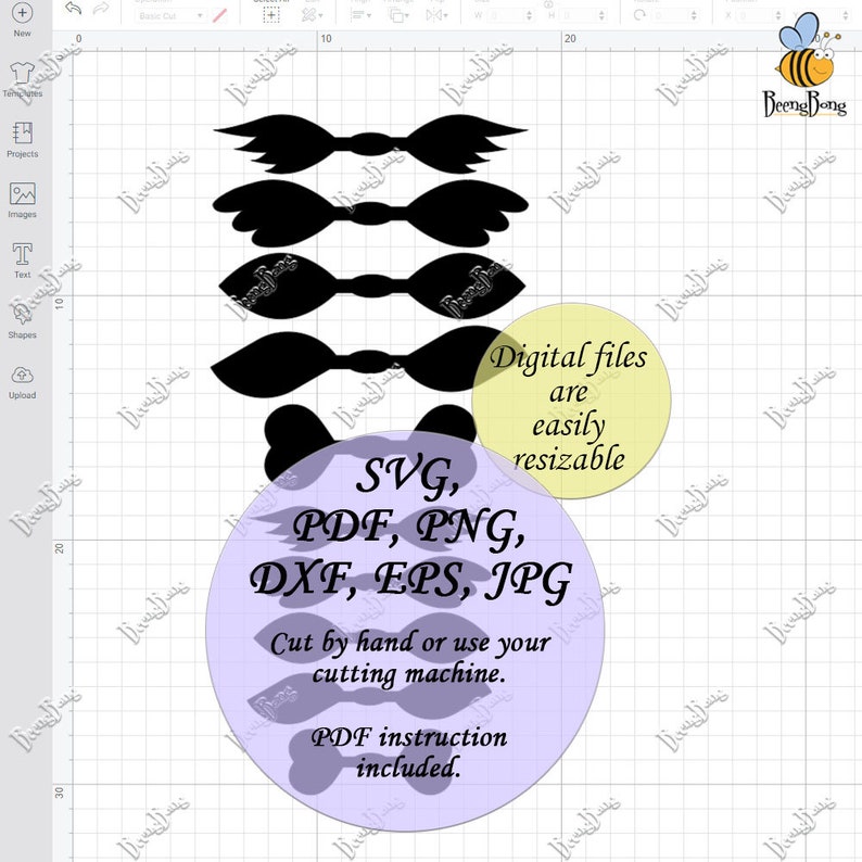 Download 5 Bundle Bow Svg Pinch Hair Bow Svg Bundle Template Five Hair Bows Scrapbooking Paper Party Kids Jesuskidsng Org
