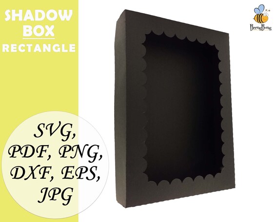 Download Lace Rectangle 3d Shadow Box Template Svg Frame Gift Box Etsy