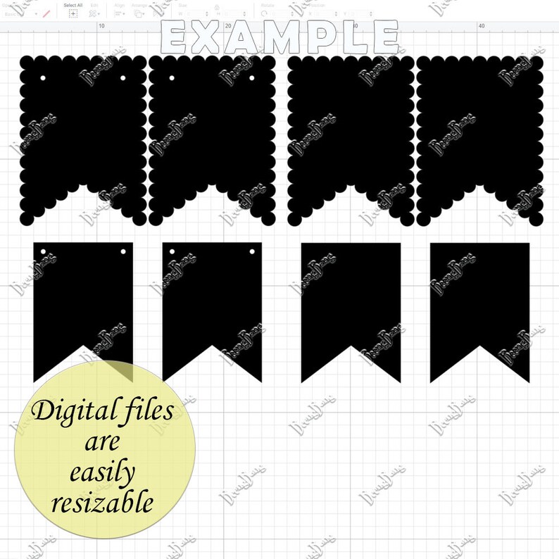 Download Pennant Bunting Svg Lace Birthday Banners Svg Banners Cricut Template Paper Party Supplies Party Decor Kromasol Com