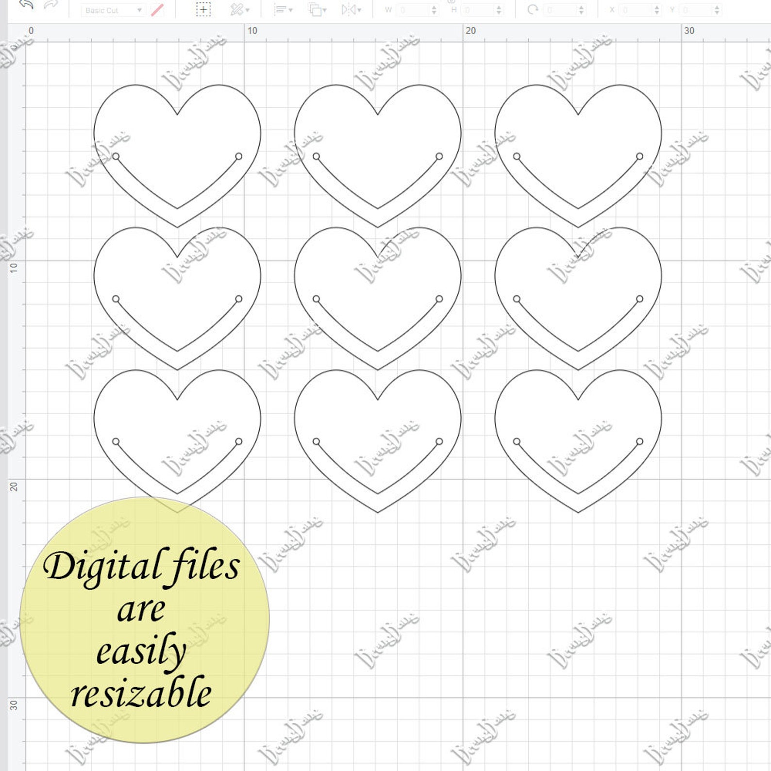 Heart Bookmark Template SVG Cut Bookmark SVG Etsy heart-bookmark-template-svg-cut-bookmark-svg-etsy