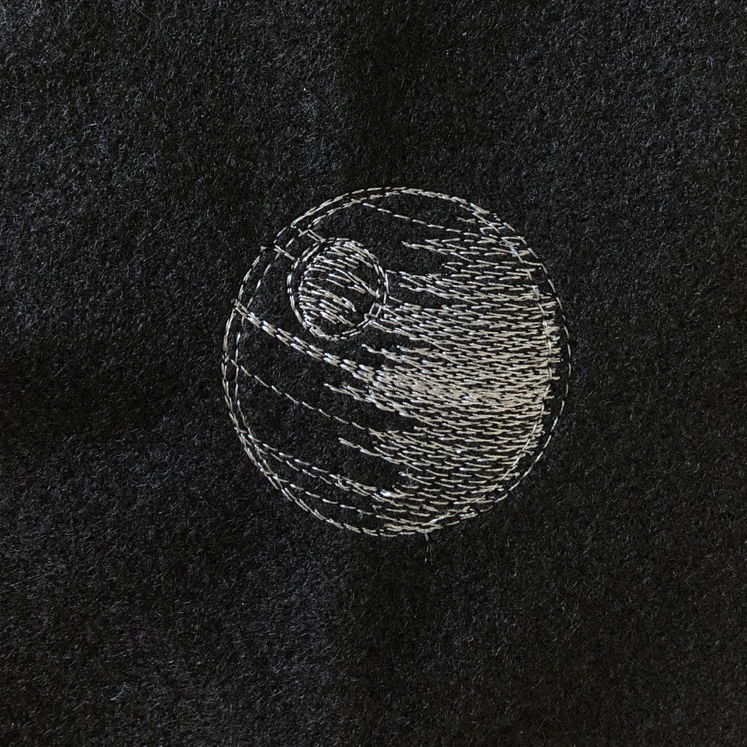 Death Star Star Wars Machine Embroidery Instant Digital - Etsy