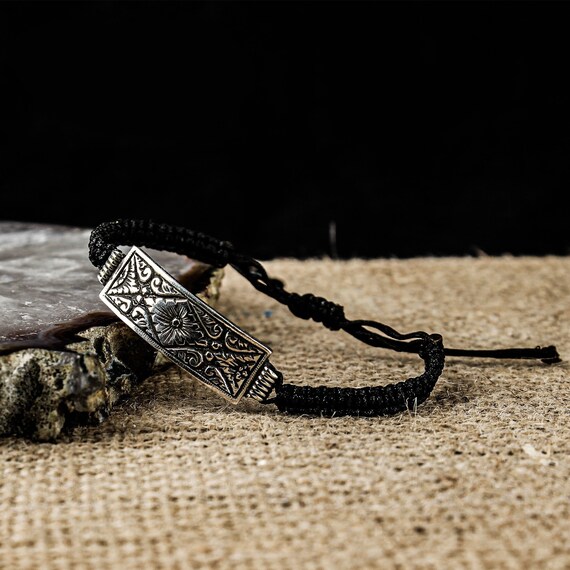 Etsy silver shop bracelet engraved