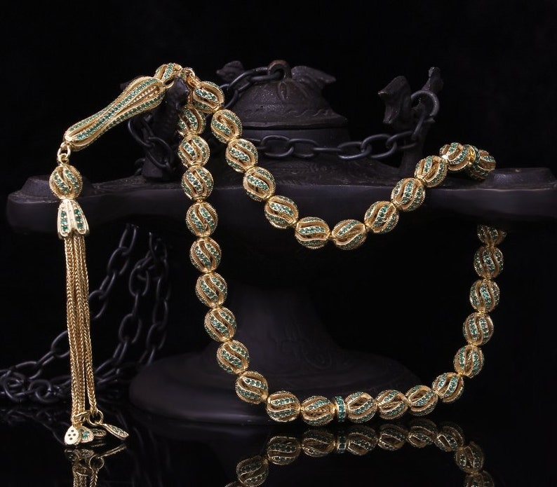 Turkish Prayer Beads Handmade Sterling Silver Rosary Beads Etsy