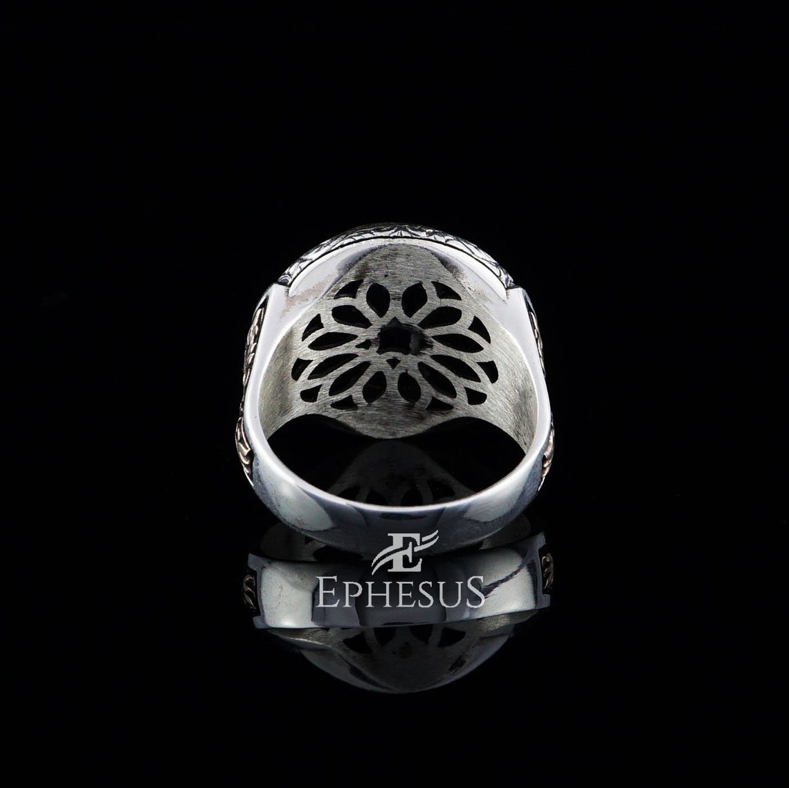 Men's Lapis Lazuli Ring Elegant Ring Men Sterling Silver | Etsy
