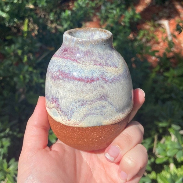 Small Purple Bud Vase