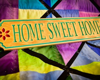 Handmade Wood Welcome Sign
