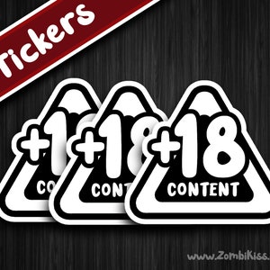 18+ Sticker