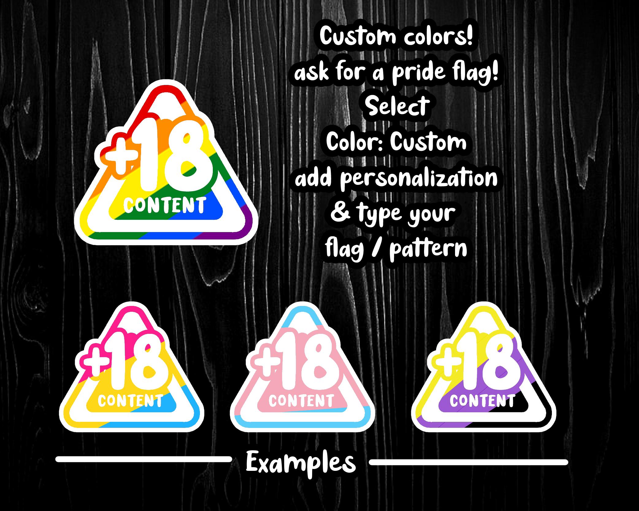 18+ Content Stickers - Etsy