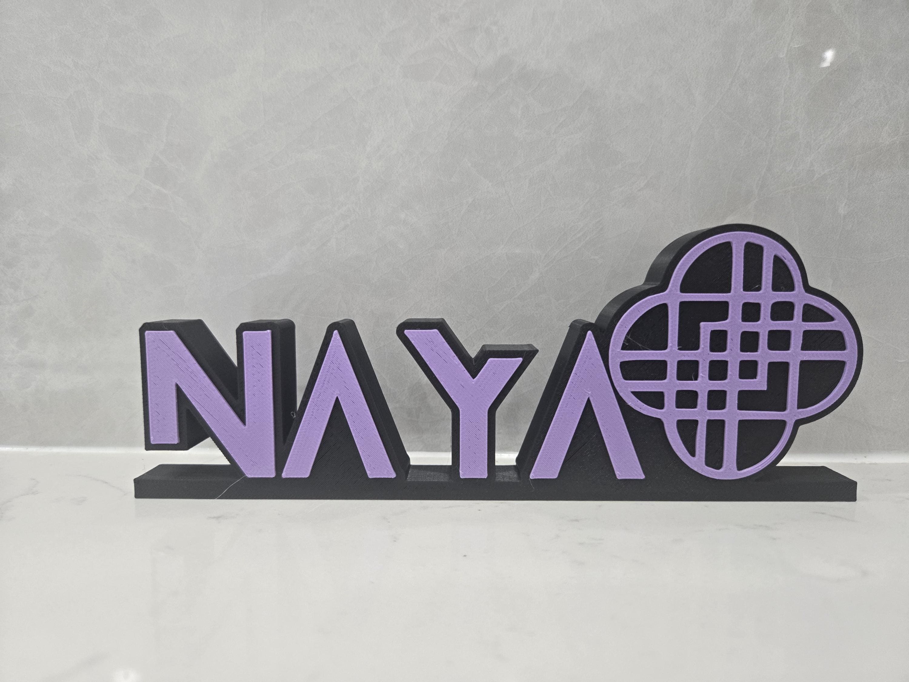 Personalized Kpop Inspired Name Plate, 3D Printed Desk Decor - Etsy