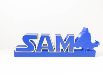 Plaque nominative Star Wars personnalisable, imprimée en 3D, décoration de bureau