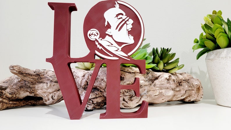 Personalized Florida State LOVE Sign, Seminole Graduation Present ...