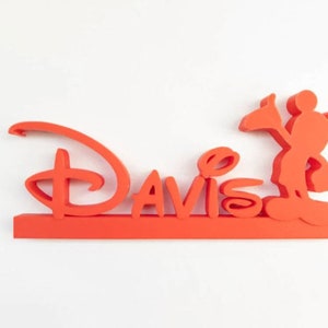 Customizable Disney Styled Name Plate; Desk Name Plate; Disney Themed Name Plate; Birthday Gifts; Christmas Gifts; Teacher gift; Personal