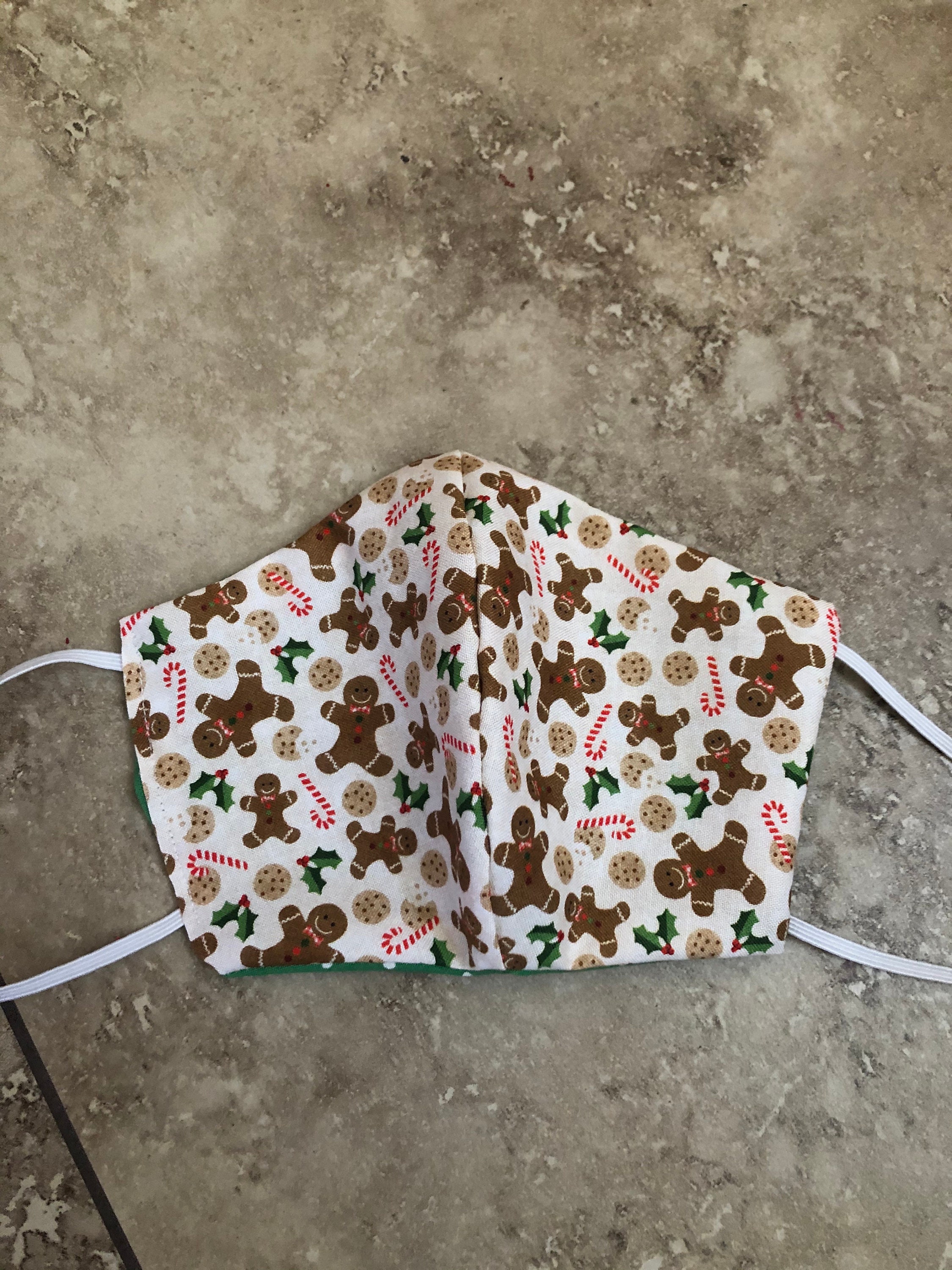 Gingerbread man mask. Etsy