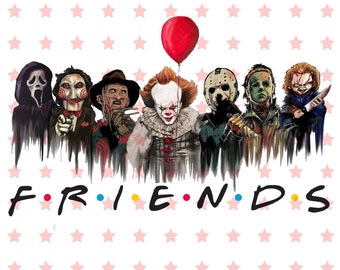 Friends Horror Svg Etsy