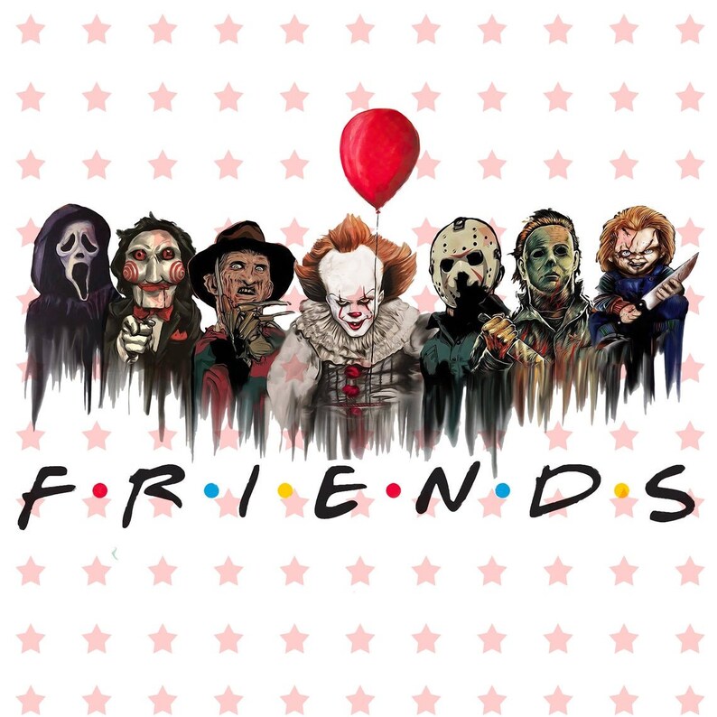 Cricut File Halloween Horror Movie Killers Scary Friends  Etsy