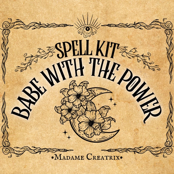 Babe with the Power | DIY Spell Kit | Spiritual Awakenings, Third Eye & Intuition Boost, Empowerment | Madame Creatrix | Ceremonial Sundries