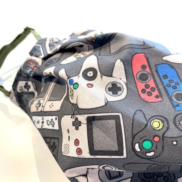 Nintendo mask - Adjustable size - 100% cotton with nose wire