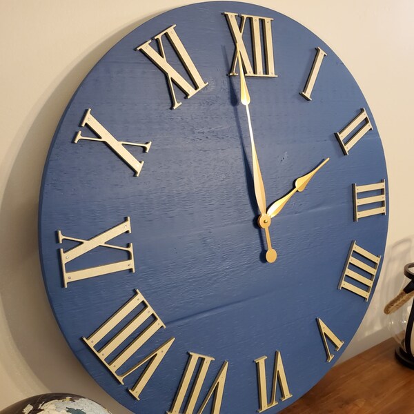 Oversized Wall Clock Etsy