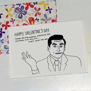 Die Office-Valentinstagskarte - Michael Scott
