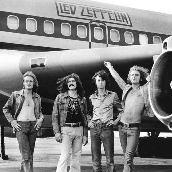 LED ZEPPELIN Photo Led Zeppelin Picture Led Zeppelin Print Robert Plant Jimmy Page British Rock Band Classic Rock Led Zeppelin Airplane 1652