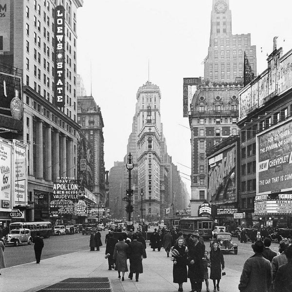 New York City Foto Times Square 1938 Loews State Theater Antik Vintage Bild Altes historisches Druck 456C