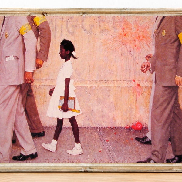 Ruby Bridges The Problem We All Live With Norman Rockwell Art Print Painting Rockwellian Realism Artist Photo Picture Photograph Poster 9664