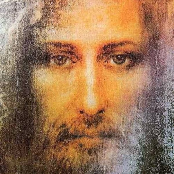 Vrai visage de Jésus-Christ, image Suaire de Turin, religion catholique chrétienne, Dieu Bible, image de Jésus, taille d'impression, image couleur Marie 3636