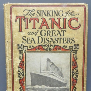 Titanic Ship Shipwreck Books - 14 Rare Vintage Collection Sinking Sea Disaster book White Star Line Maritime books PDF book Instant Download