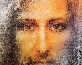 Real Face Of Jesus Christ Shroud Of Turin Christian Catholic Religion God Bible Picture Photo Print 4x6 5x7 8x10 size Color Image Mary 3636