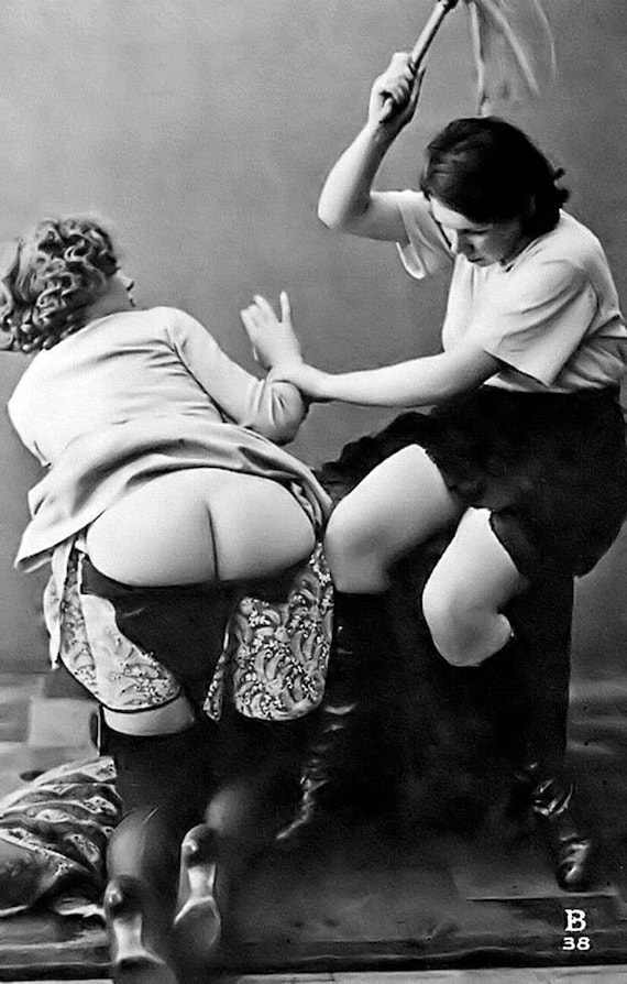 Sexy Spanking Flapper Girls Erotic Butt Spank Undressed Nude Fetish Busty  Big Boobs Vintage Photo Woman Underwear Adult Print Poster 9897 -   Canada