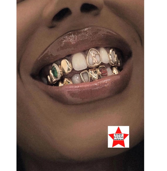 Póster de arte negro de Grillz, dientes de mujer negra, Grillz, chica  negra, impresión física, pared estética, decoración del hogar  afroamericana, arte 303C -  México