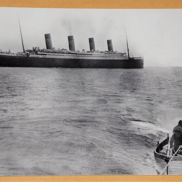 RMS Titanic Last Know Photo Taken by Francis Browne 1912 Titanic Ship Picture Vintage Photo Titanic Film Poster 4x6 5x7 Photograph Print 247