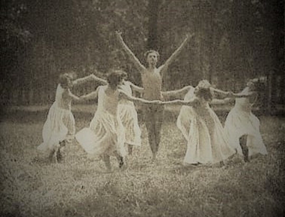 Dancing Witches Ritual Witch Worship Dance OLD Photo Etsy