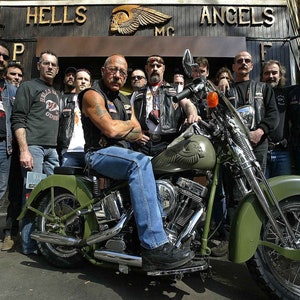 Hells Angels Founder Boss Sonny Barger Biker Gang Harley | Etsy