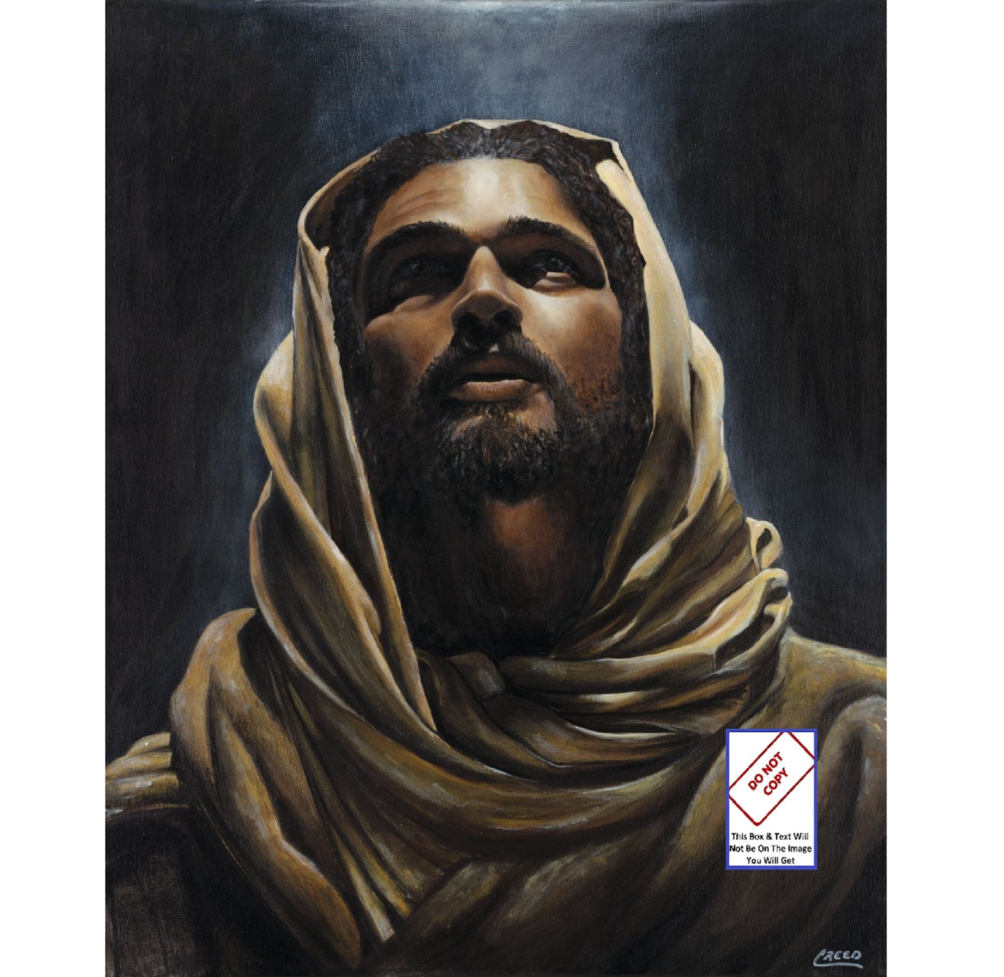 Black African American BLACK JESUS the Messiah the Saviour 5X7 Etsy