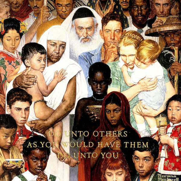 The Golden Rule Poster - Etsy