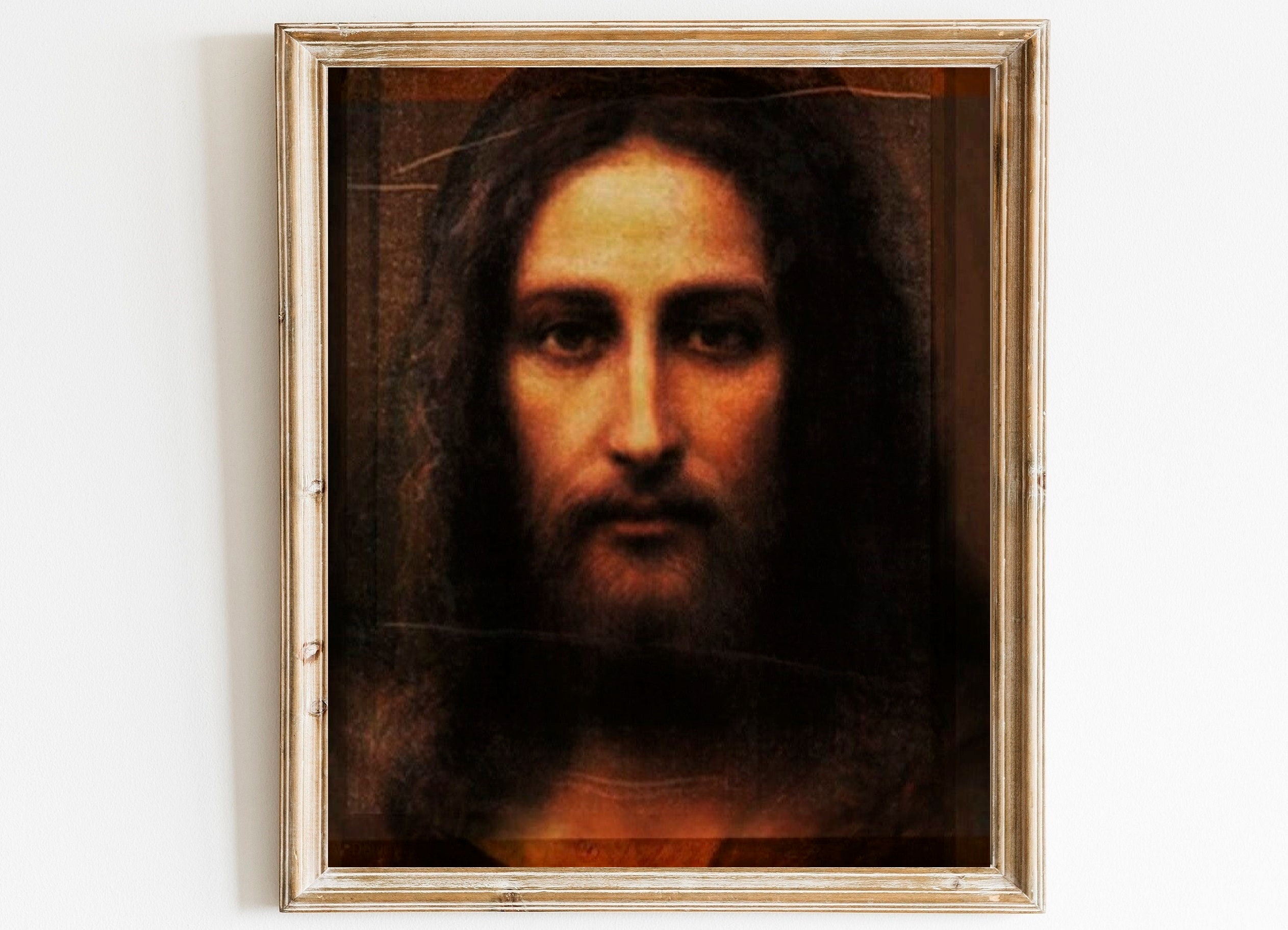 Real Face of Jesus Christ Jesus Art Christ Portrait Holy - Etsy Singapore