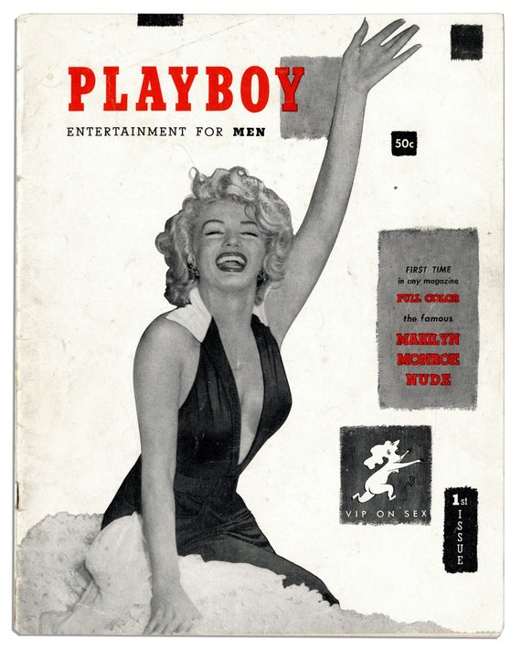 Marilyn Monroe Nude Photo 1953 Playboy Magazine Collectible | Etsy