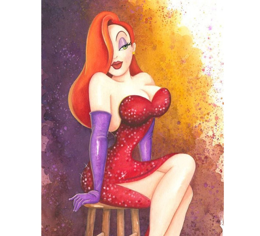 Jessica Rabbit Redhead Pin up Art Who Framed Roger Rabbit - Etsy Australia Jessica Rabbit Redhead Pin up Art Who Framed Roger Rabbit - Etsy Australia