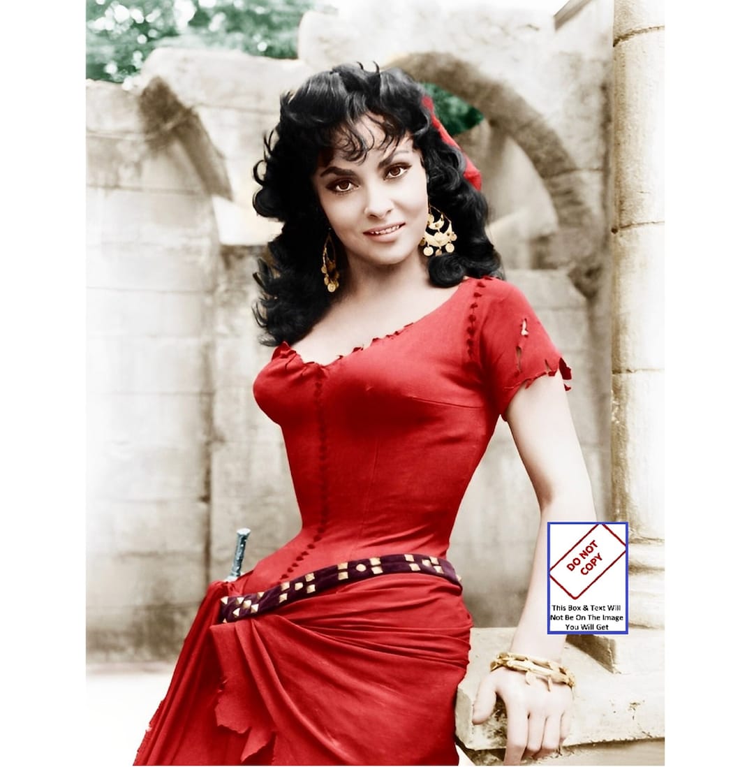 Gina Lollobrigida Photo Big Boobs Celebrity Busty Actress International Sex Symbol Publicity