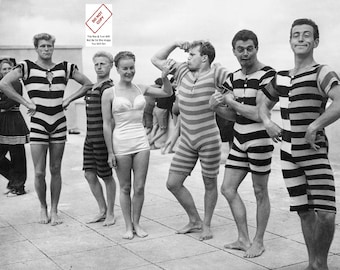 1920s Mens Swimsuit - Etsy Canada