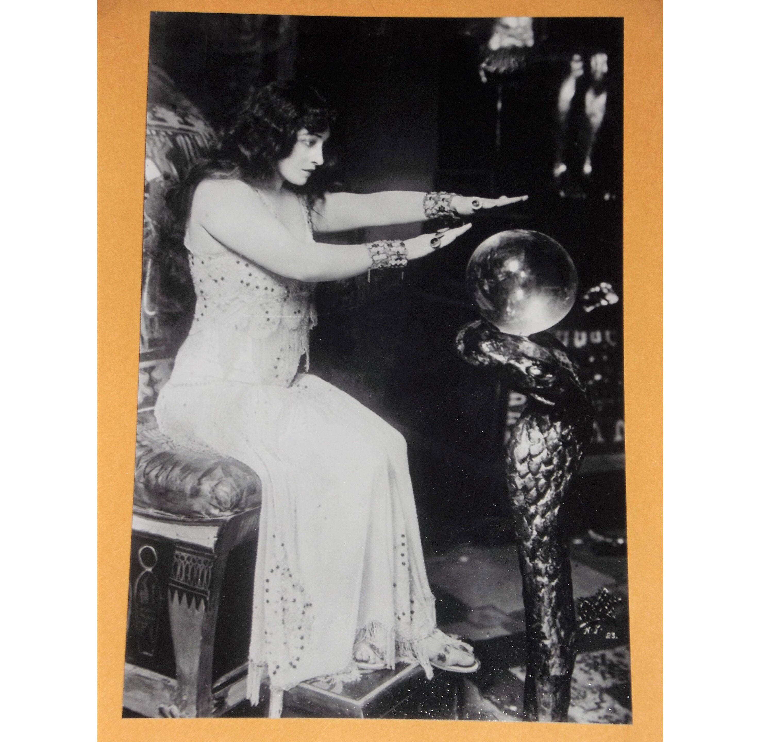 Gypsy Fortune Teller Crystal Ball Gypsies Parlor Vintage Photo Etsy