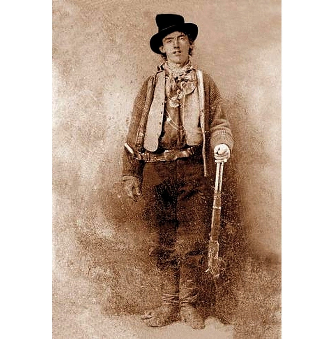 Billy the Kid Outlaw Wild West Gunslinger William Bonney Gang Lincoln County Regulators War Old