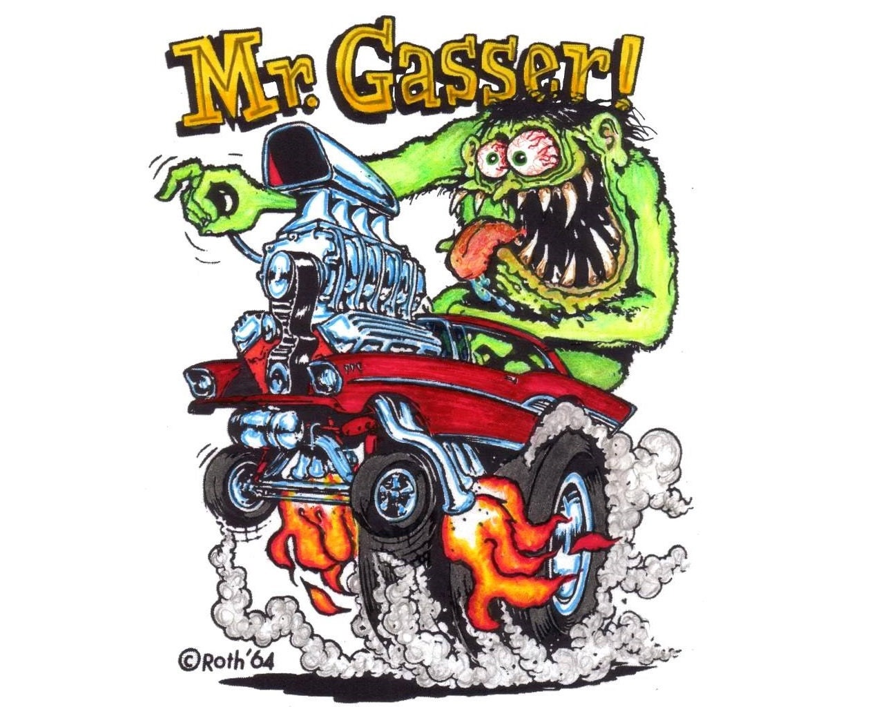 Effortless Shopping D040302 Rat Fink Ed Roth Hot Rod Kustom Kulture