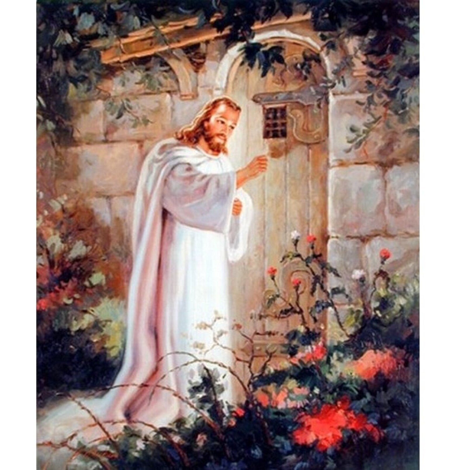 Jesus Christ Knocking at the Door Jesus Picture Jesus Christ - Etsy
