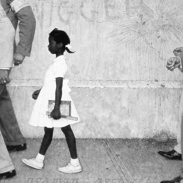 Ruby Bridges The Problem We All Live With Norman Rockwell Art Painting Rockwellian Realism Artist Photo Picture Print Photograph B9664