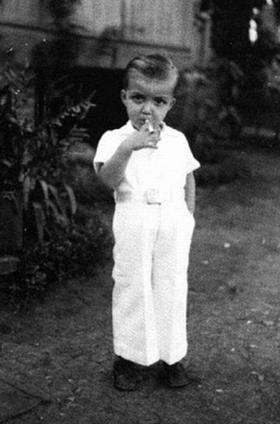 Cigarette Smoking Boy Funny Child Scary Vintage Photo Weird - Etsy Hong Kong