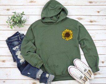 sunflower hoodie women's