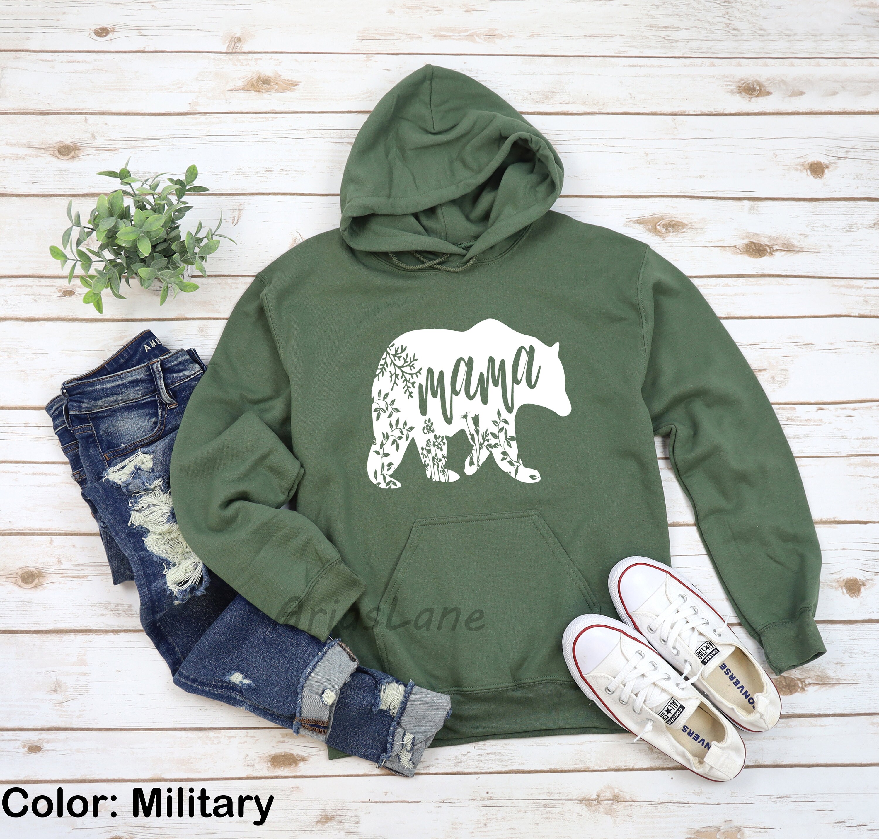 Mama Bear Hoodie Etsy UK